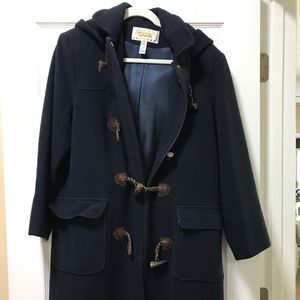 Talbots Petite Navy Pea Coat Size 8